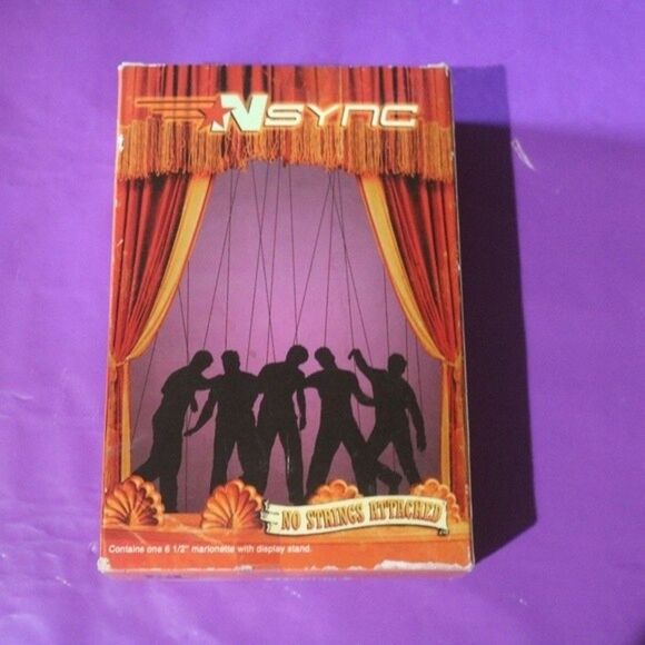 NIB NSYNC J.C. On Tour 2000 Collector’s Edition Marionette Doll - Picture 2 of 2